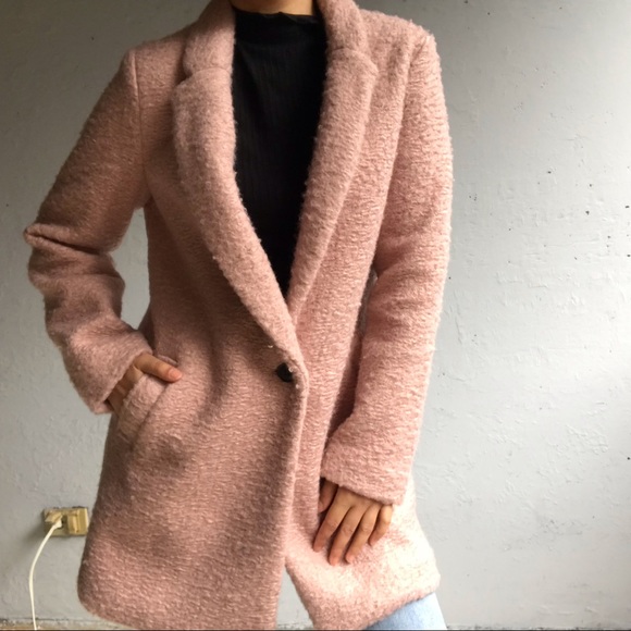 pink midi coat - Picture 3 of 10